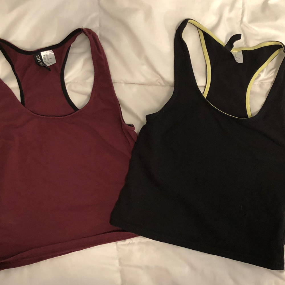 H&M CROP TOPS (2 PACK) size 4